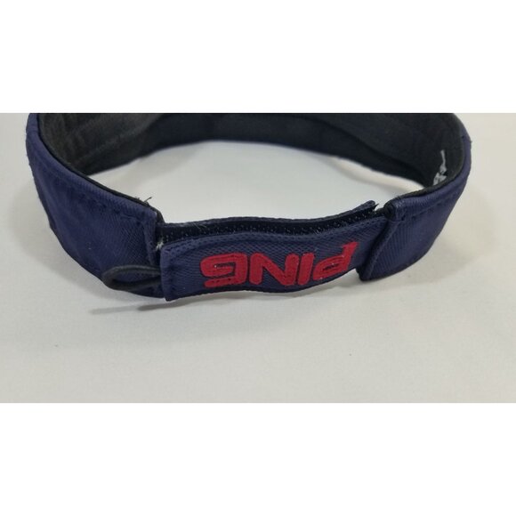 Ping G15 Navy Blue Golf Visor Hat Adjustable Strap Embroidered Logo - Picture 9 of 10